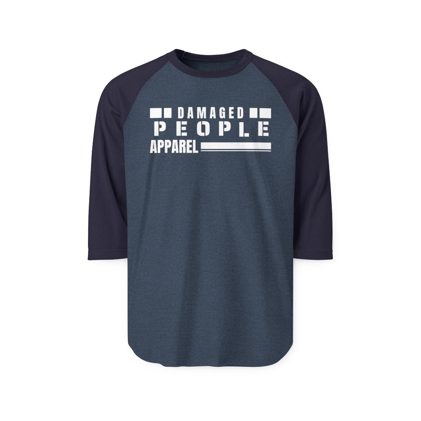 Basic Baseball Tee Unisex Three-Quarter Sleeve Raglan Shirt