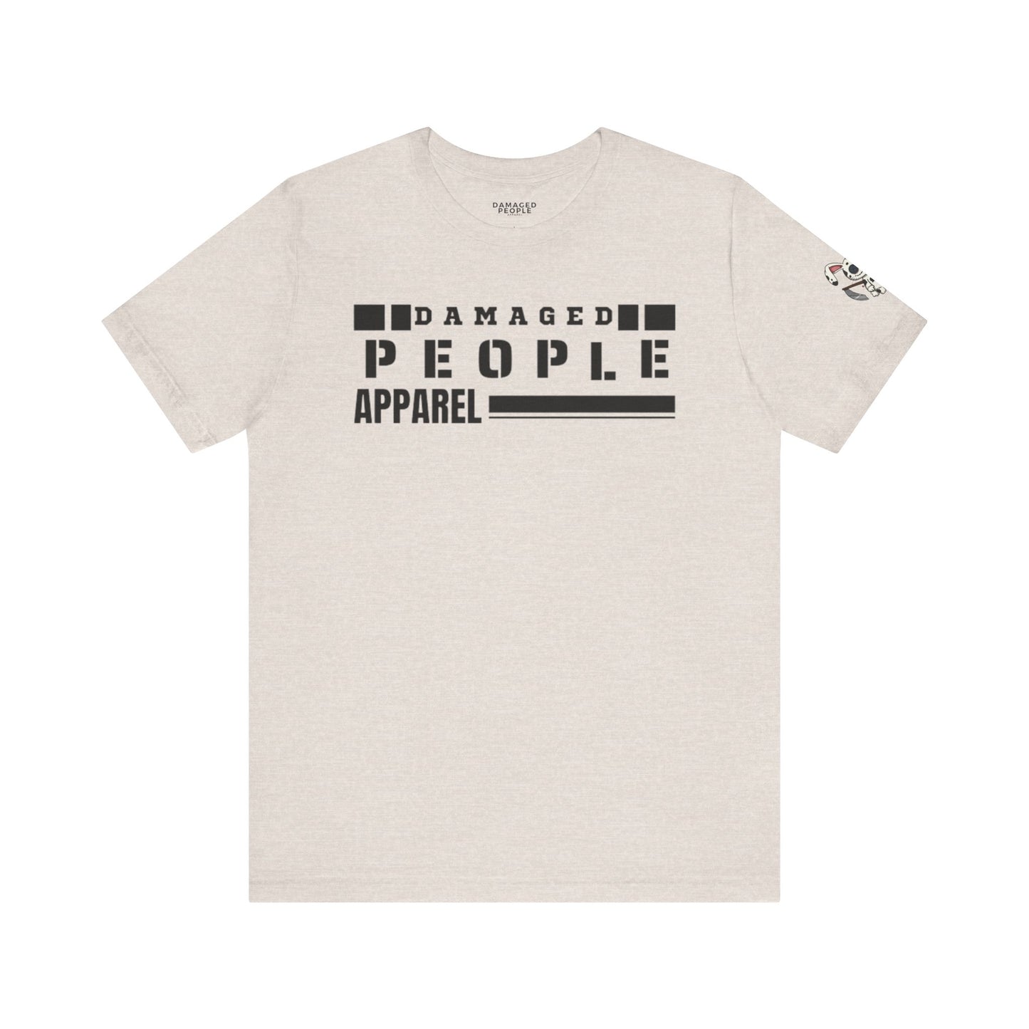 Graphic Tee - Damaged People Apparel Bold Writing