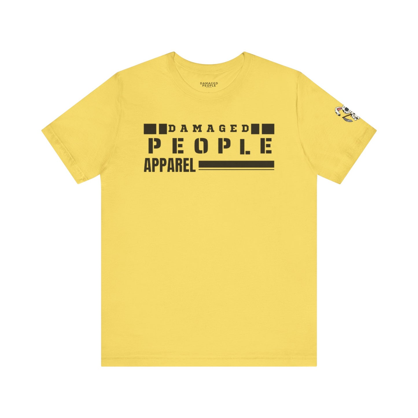 Graphic Tee - Damaged People Apparel Bold Writing