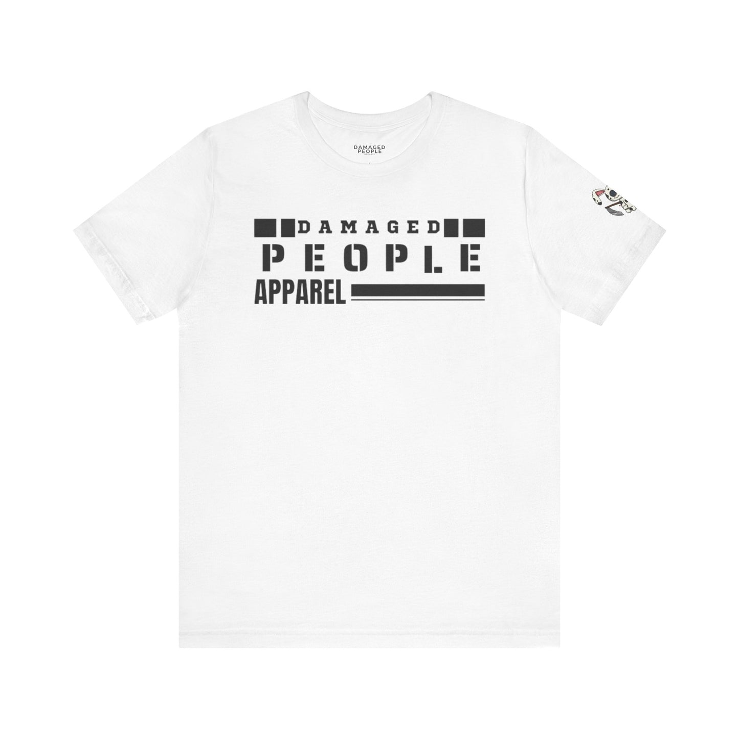 Graphic Tee - Damaged People Apparel Bold Writing