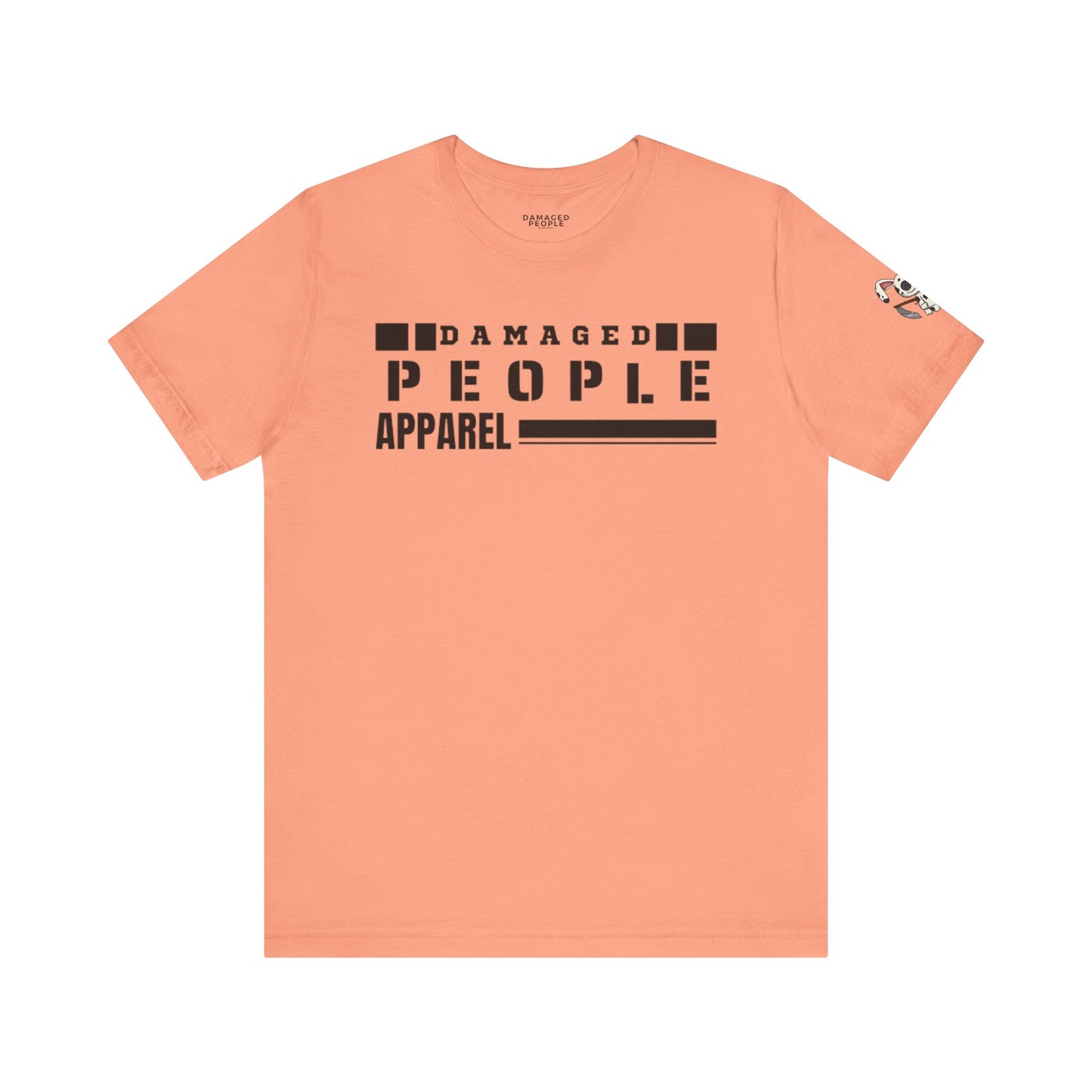 Graphic Tee - Damaged People Apparel Bold Writing