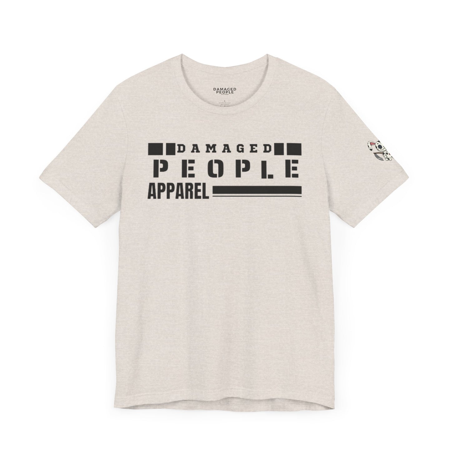 Graphic Tee - Damaged People Apparel Bold Writing
