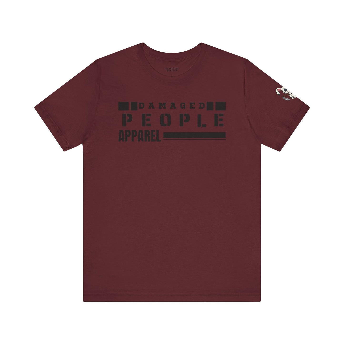 Graphic Tee - Damaged People Apparel Bold Writing