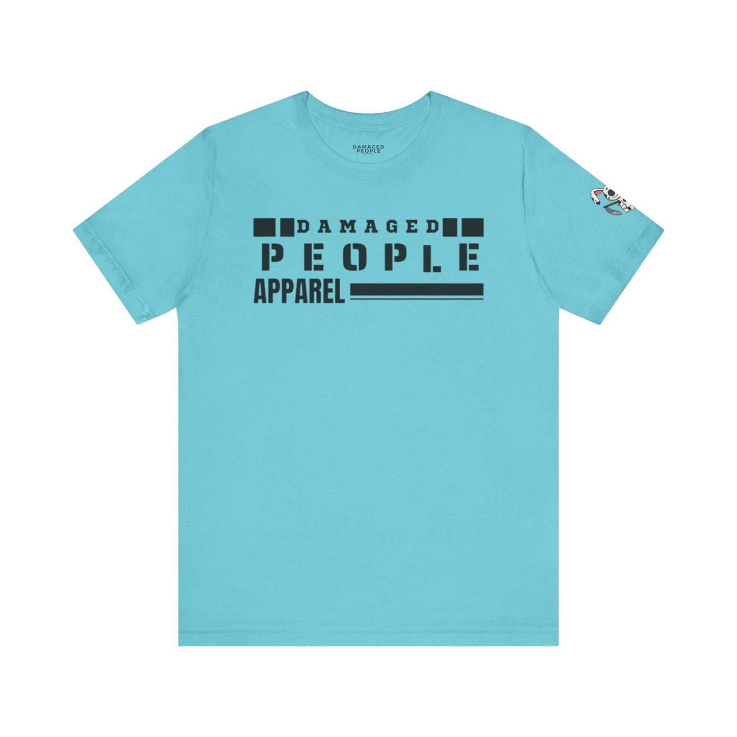 Graphic Tee - Damaged People Apparel Bold Writing