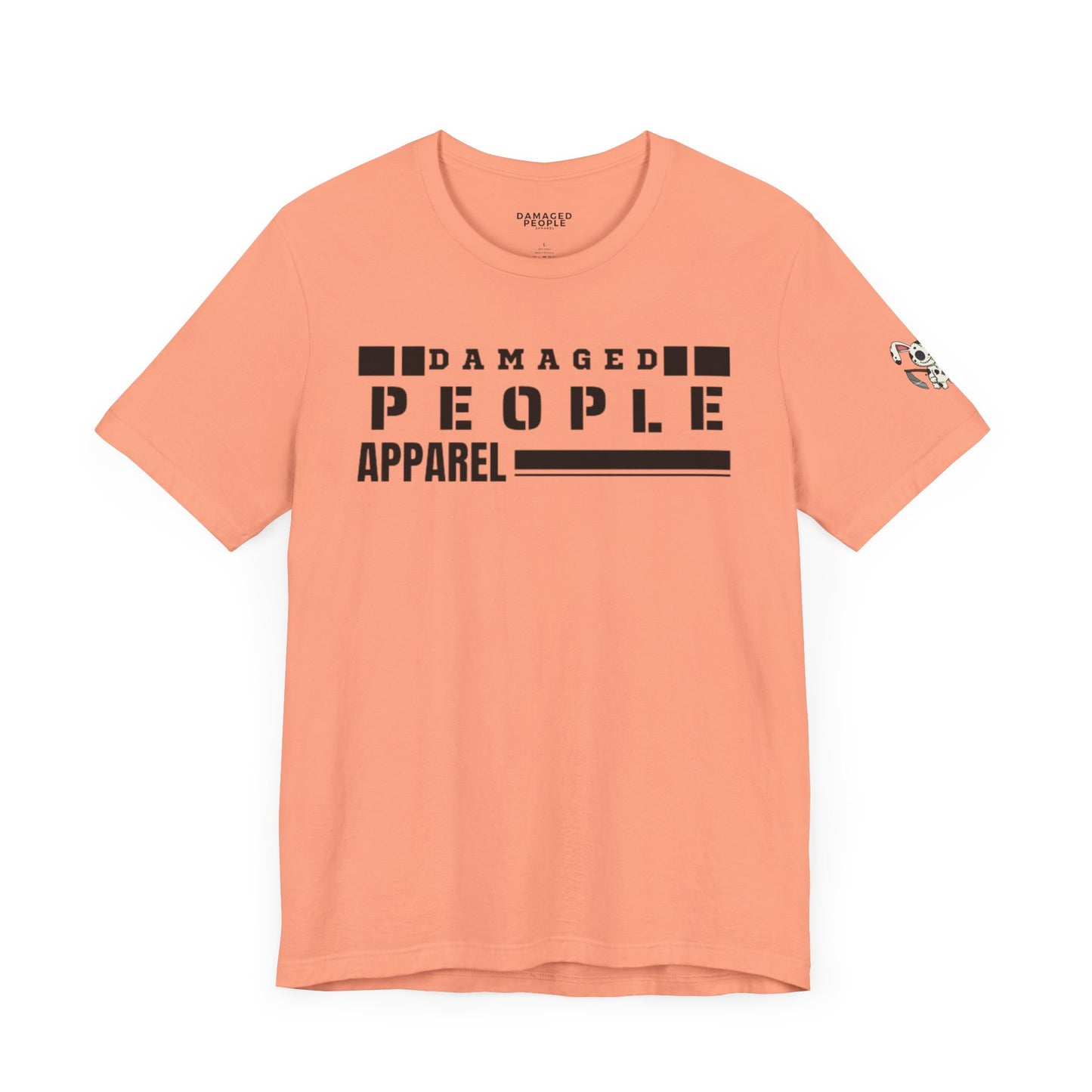 Graphic Tee - Damaged People Apparel Bold Writing