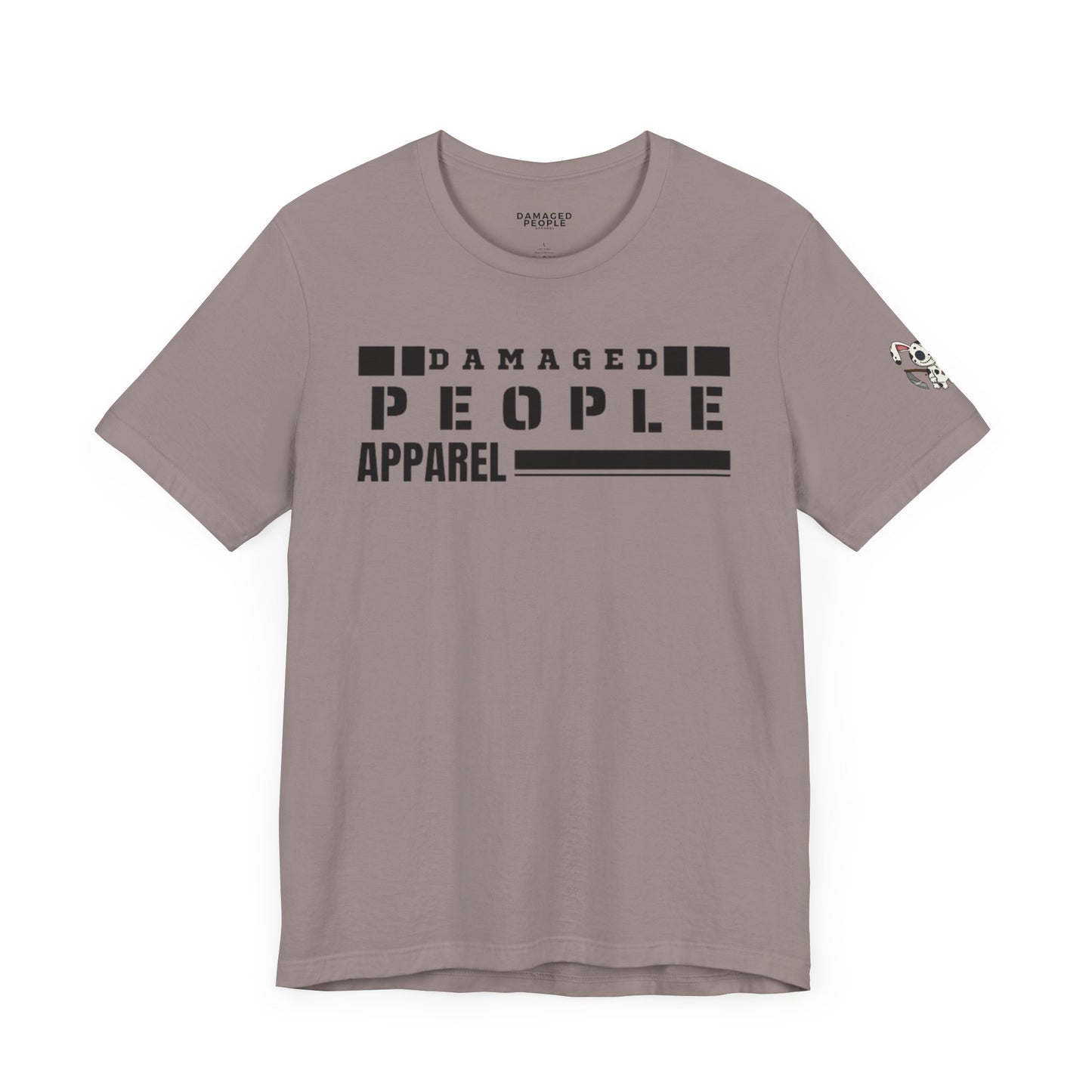 Graphic Tee - Damaged People Apparel Bold Writing