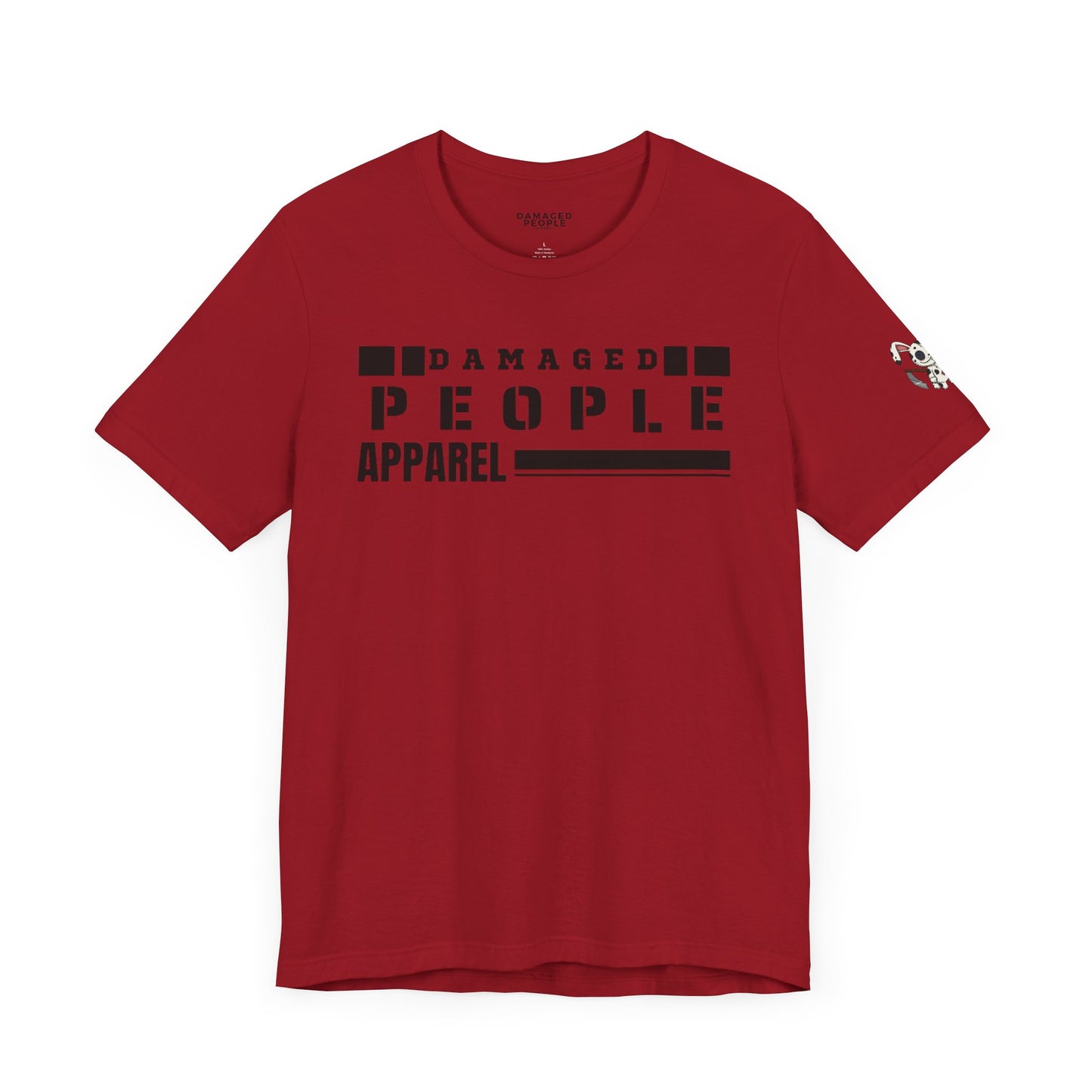 Graphic Tee - Damaged People Apparel Bold Writing