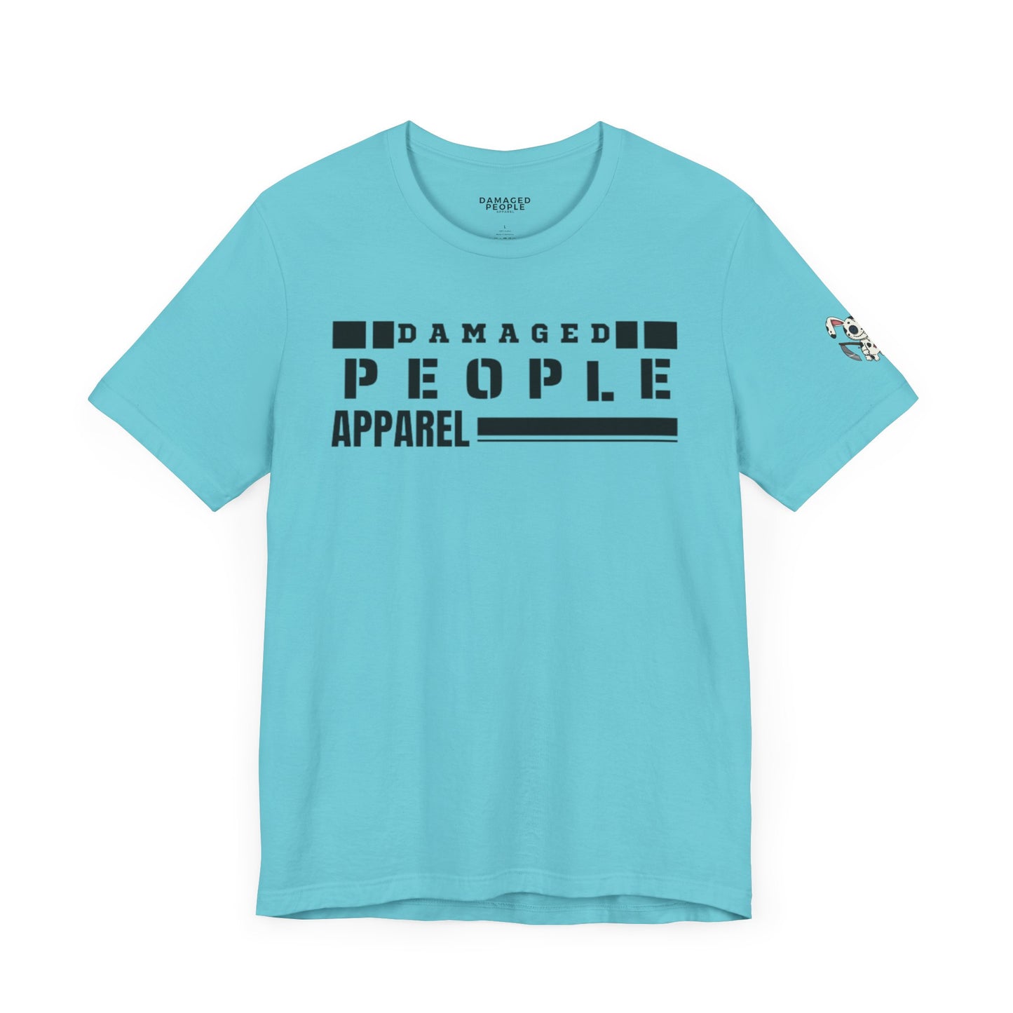 Graphic Tee - Damaged People Apparel Bold Writing