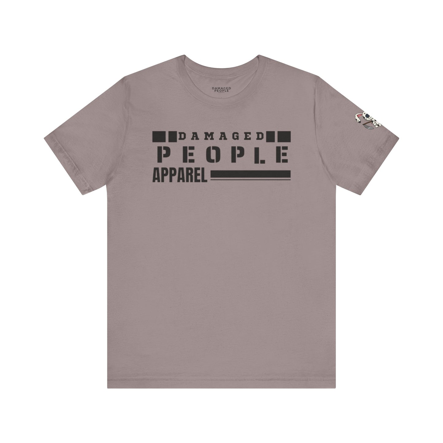 Graphic Tee - Damaged People Apparel Bold Writing