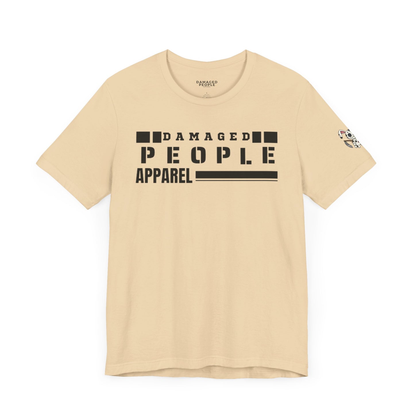 Graphic Tee - Damaged People Apparel Bold Writing