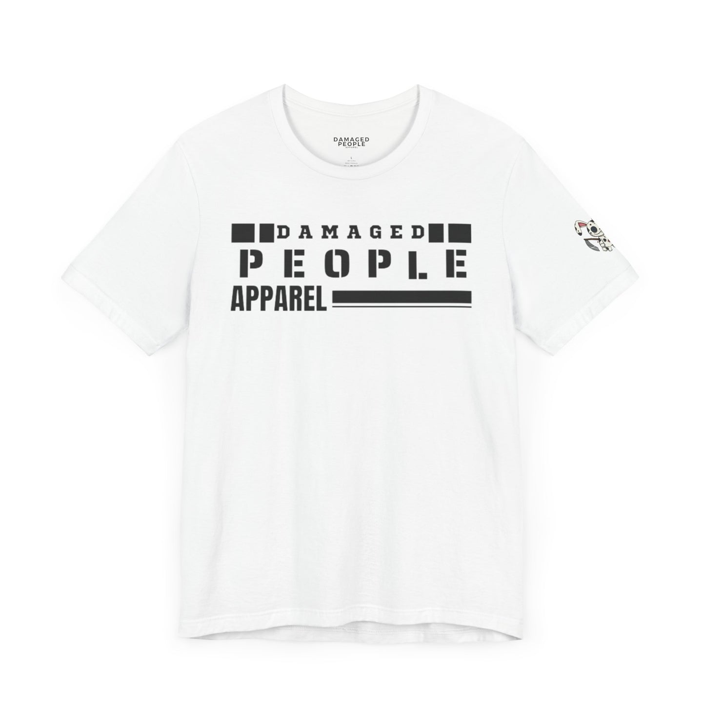 Graphic Tee - Damaged People Apparel Bold Writing