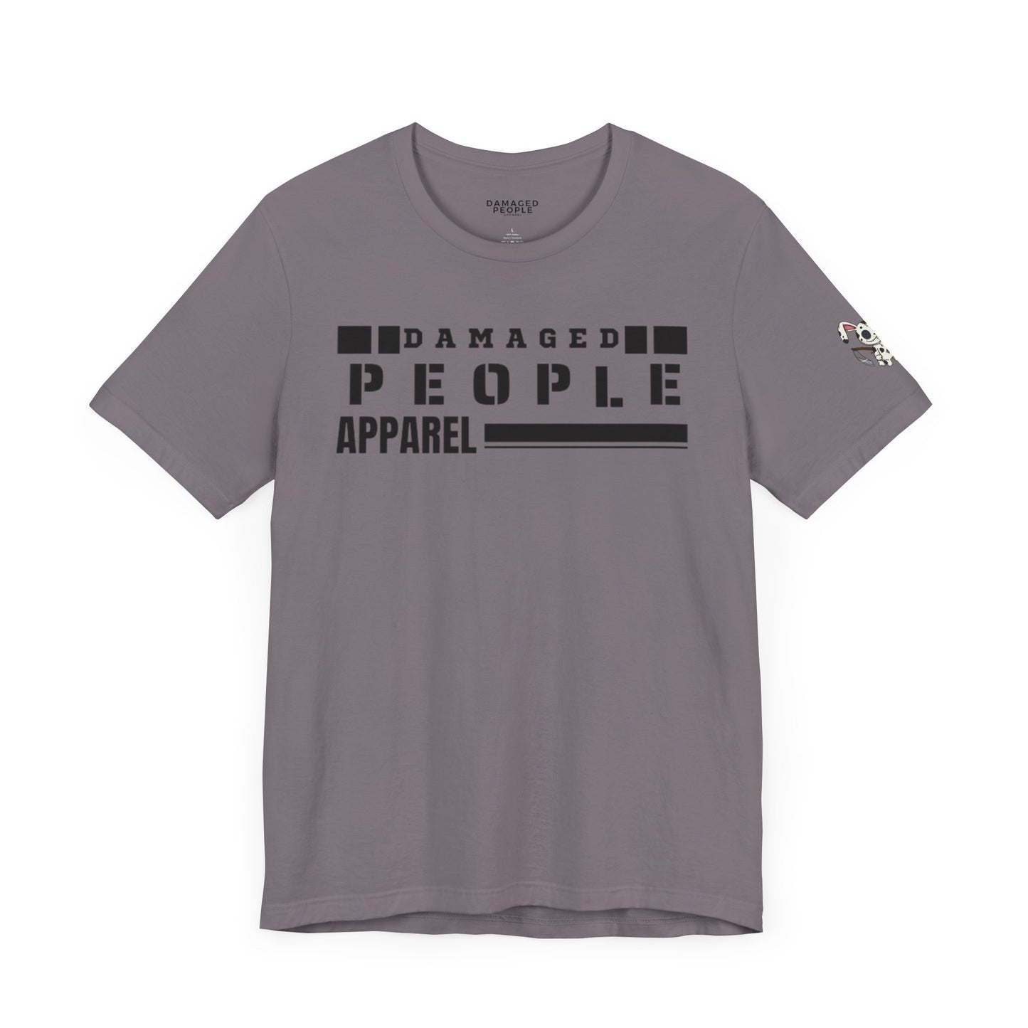 Graphic Tee - Damaged People Apparel Bold Writing