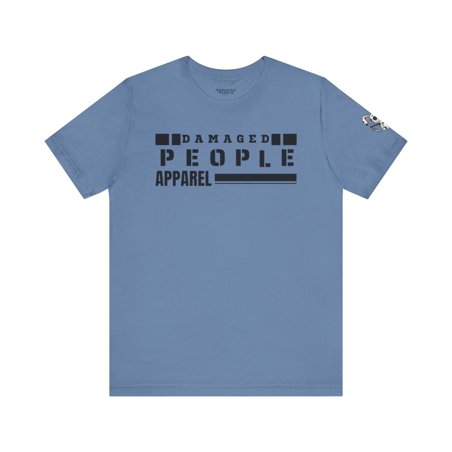 Graphic Tee - Damaged People Apparel Bold Writing