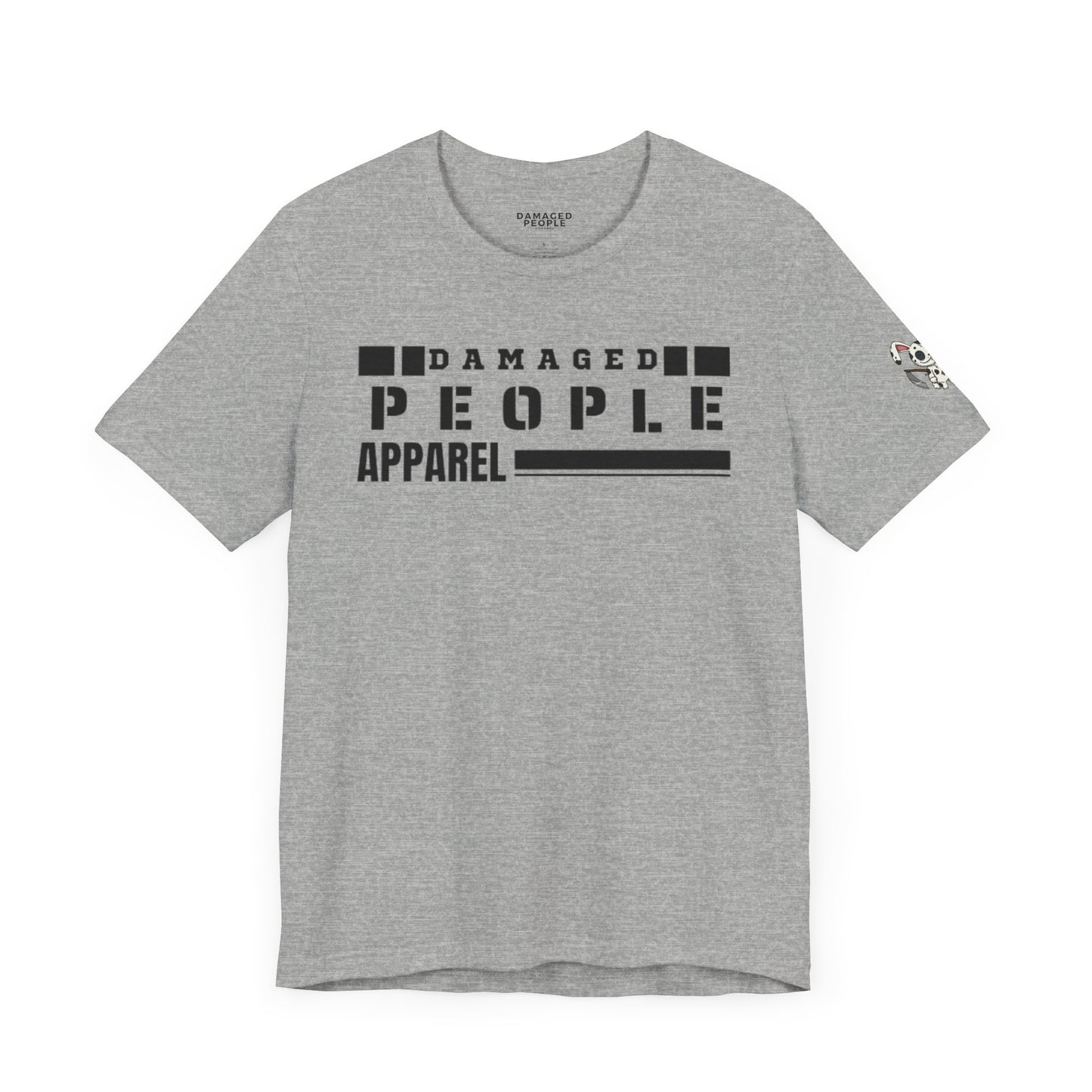 Graphic Tee - Damaged People Apparel Bold Writing
